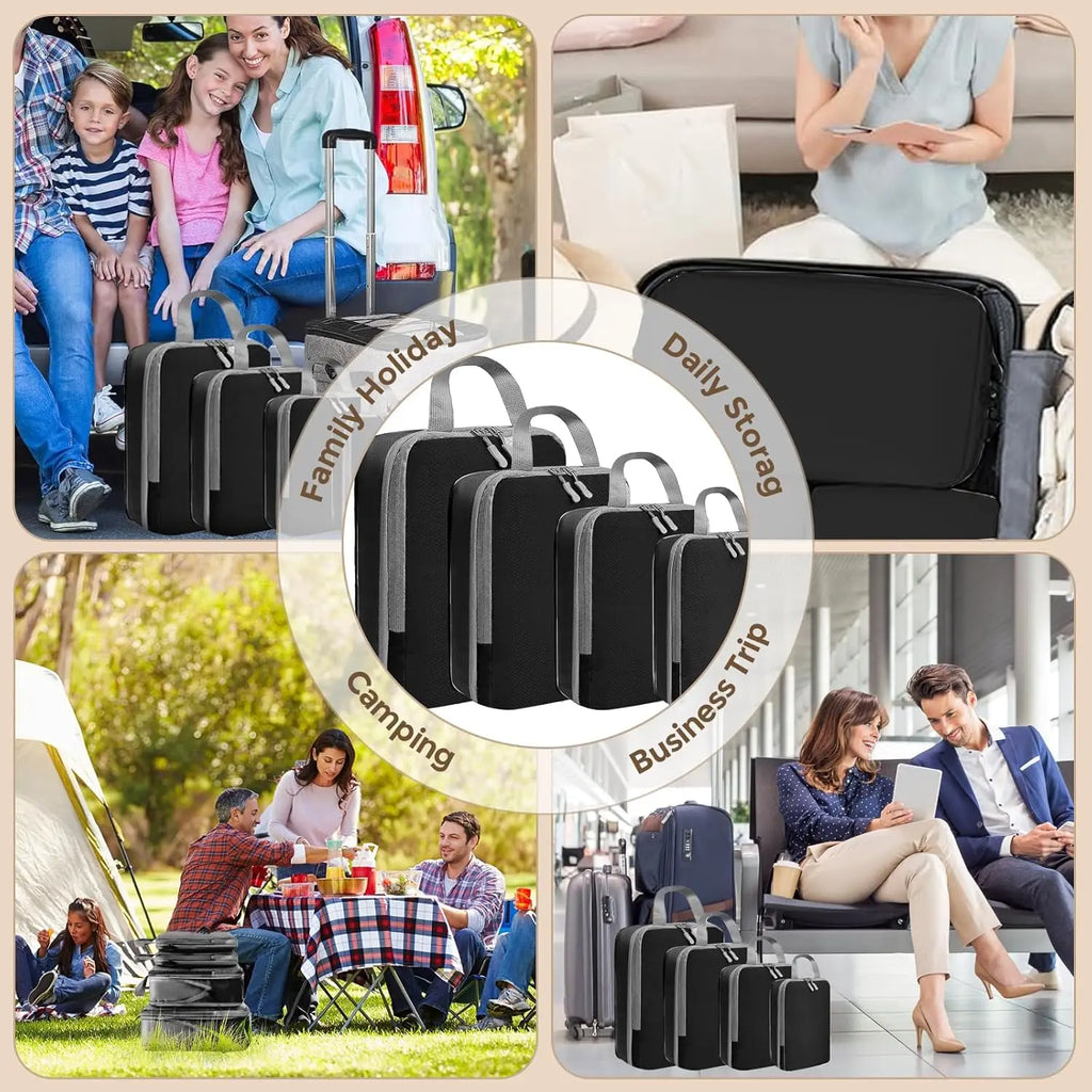 Compression Packing Cubes — 4-Piece Set