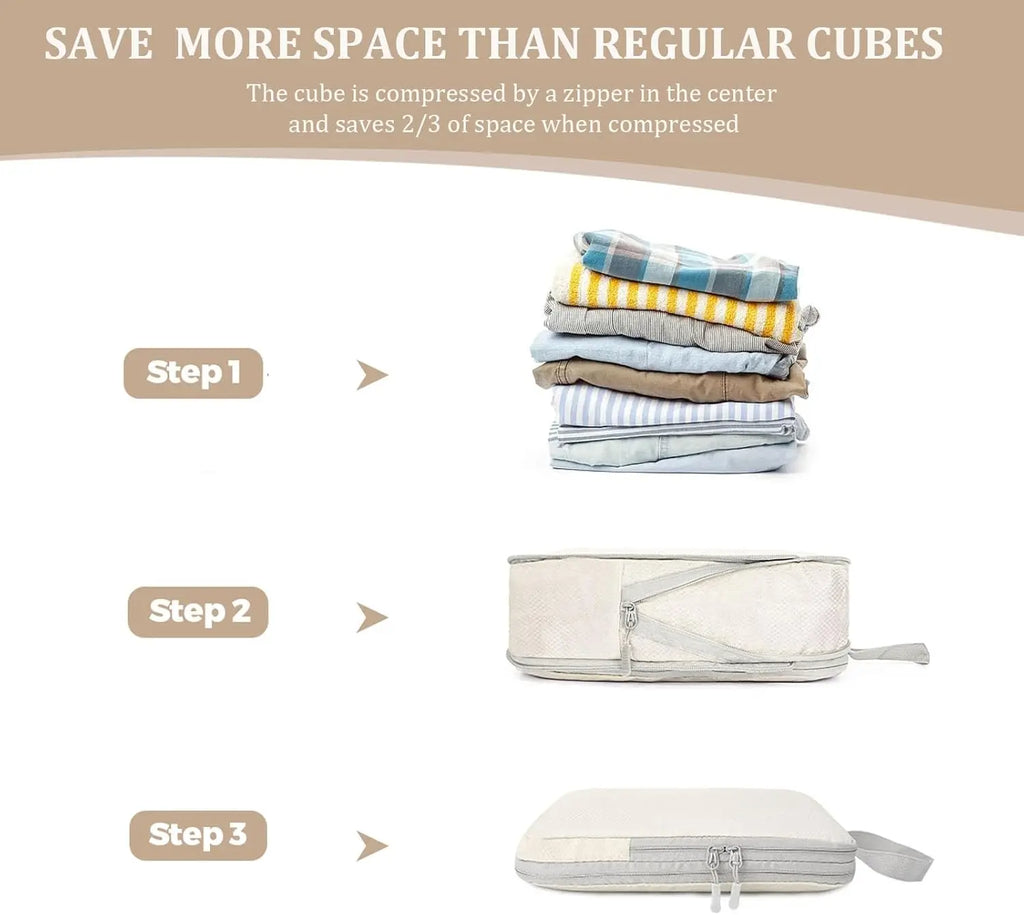 Compression Packing Cubes — 4-Piece Set